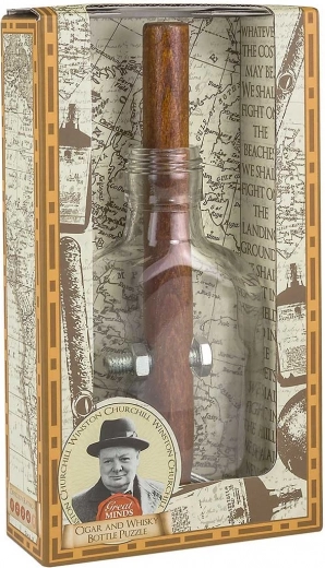 Profesor Puzzle Enigma Dudlíkul lui Churchill cu Sticla