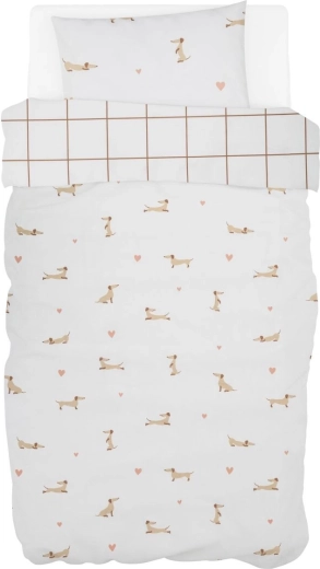 FREEON Bubaba lenjerie de pat pentru copii Lovely Puppy, 2 piese