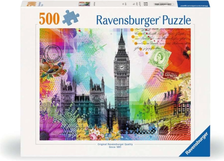Puzzle Ravensburger Vedere din Londra, 500 de piese
