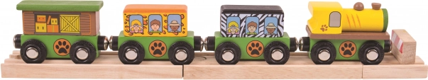 Trenuleț Safari BIGJIGS RAIL