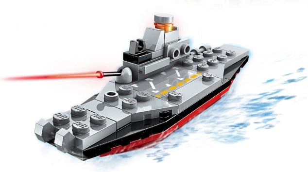 Qman QM-09 Amphibious Panzer 1803-2 Navă de transport Black Gull