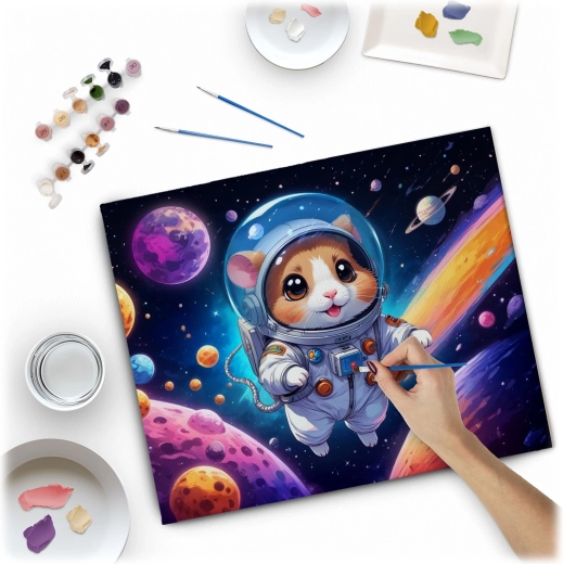 Pictură ușoară după numere