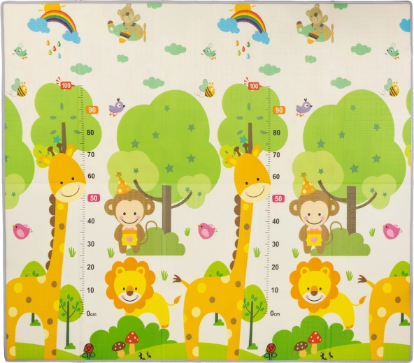 Covoraș de joacă pentru copii Chipolino Junglă 174 × 194 cm
