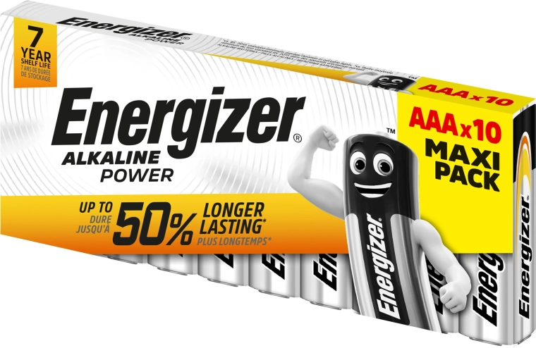 Energizer baterii alcaline AAA LR03 Family Pack 10 buc
