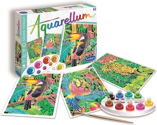 Sentosphere set creativ cu acuarele Amazonia
