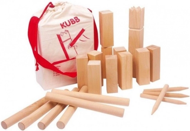 Joc Kubb Viking mic