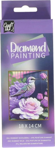 Pictură diamant Păsărică 14x18 cm de la Craft ID