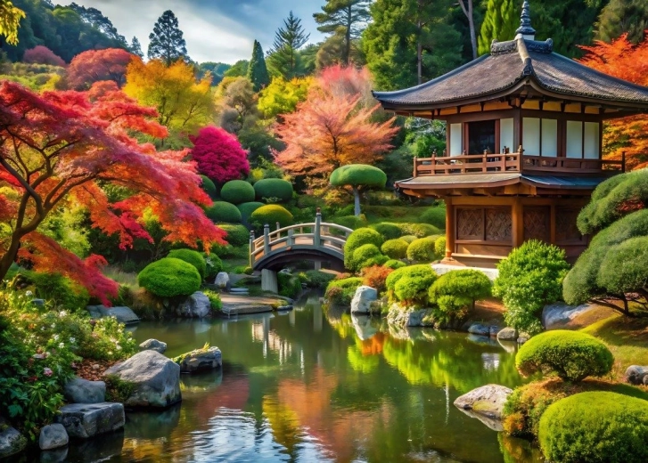 Puzzle Alipson – splendidă grădină japoneză, 500 de piese