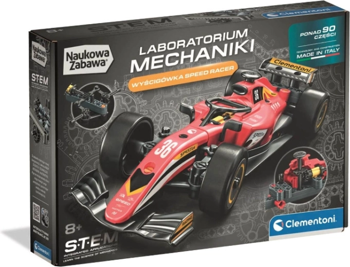 Mașină de curse Speed Racer – set de construcție mecanic