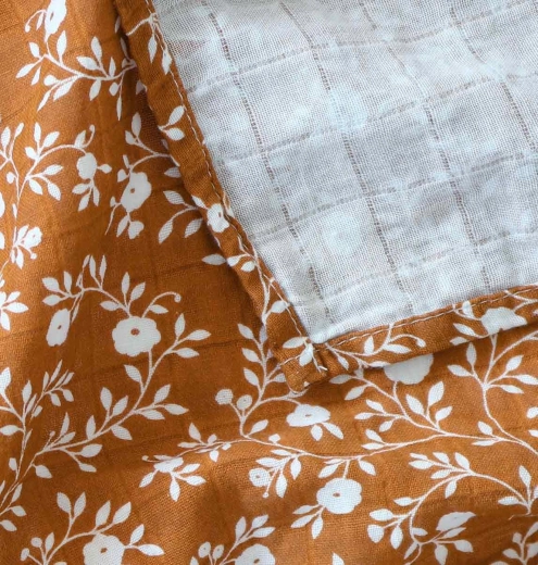 Scutece muselin blossom 2 buc – Caramel