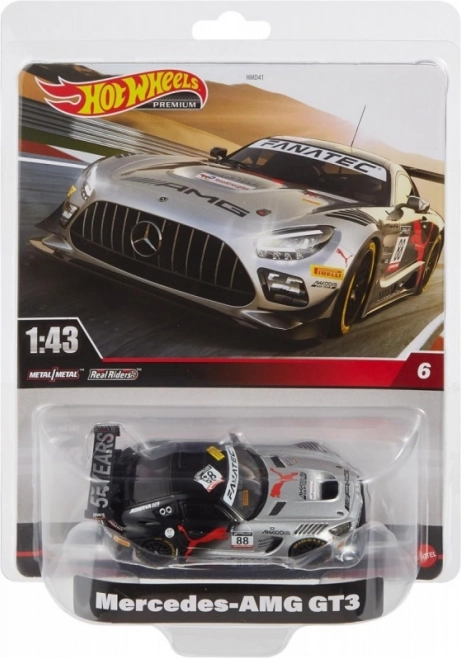 Replika mașinii de curse Mercedes Hot Wheels 1:43