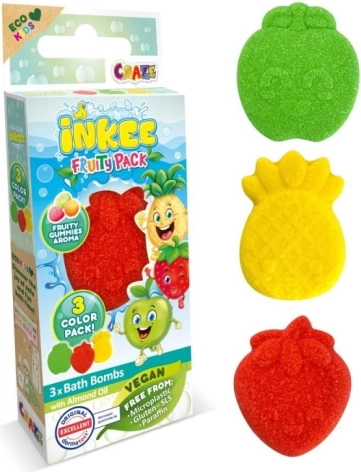 Inkee bombe de baie mini pachet variații fructate