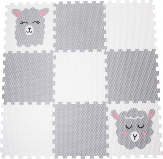 Covoraș din spumă tip puzzle cu oițe, 9 piese
