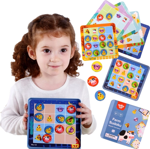Joc logic magnetic sudoku Ferma TOOKY TOY