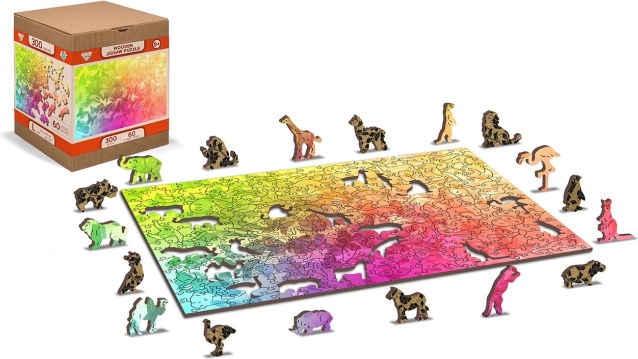 Puzzle din lemn Visul fluturelui 2în1 – 150 de piese