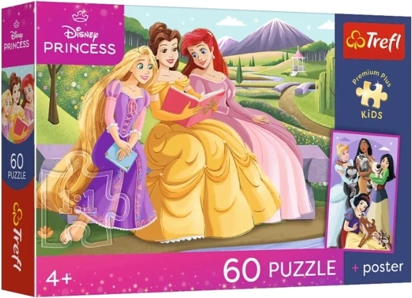 Puzzle pentru copii Premium Plus Kids prințesă „Puterea în coroană” 60 de piese - 1 bucată