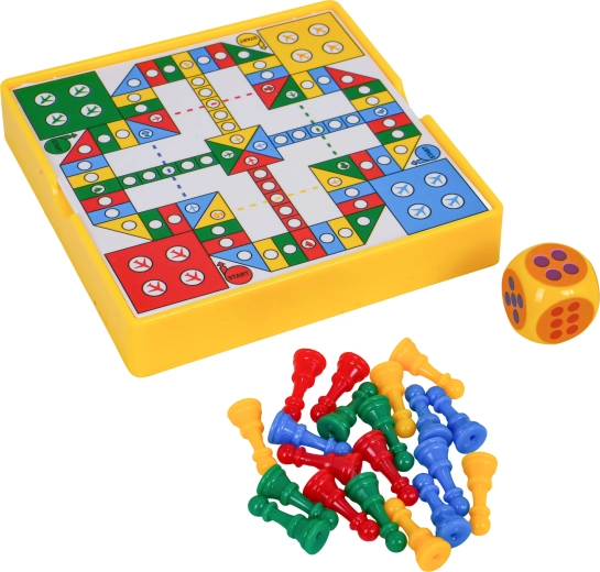 Pioni colorați și zar mare