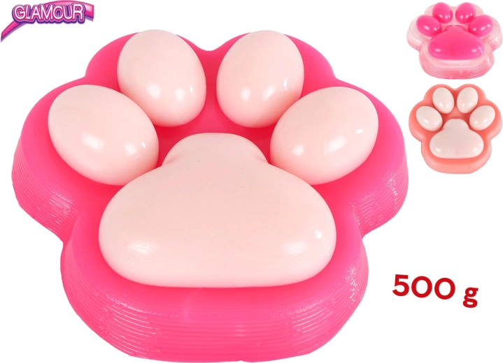 Jucărie antistres gigant, extensibilă – lăbuță de pisică 17 cm