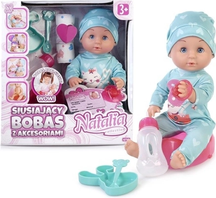 Păpușă bebeluș care face pipi 30 cm EDU&FUN