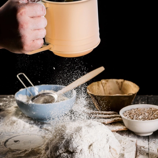 Ingrediente cernute fin, fără cocoloașe