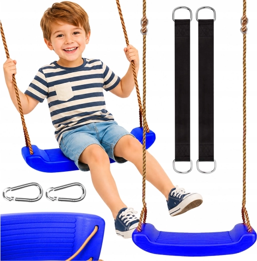 Leagăn pentru copii Swing-y albastru