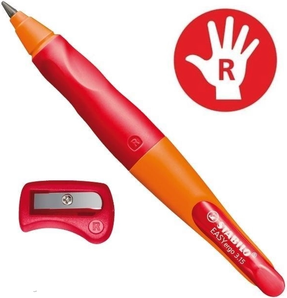 Stabilo EASYergo creion grafic pentru dreptaci cu ascuțitoare 3,15 mm portocaliu