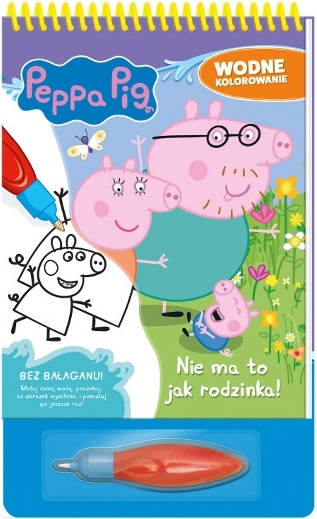 Purcelușa Peppa – Planșe de colorat cu apă 13: Familia e cea mai importantă