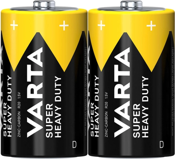 VARTA SuperLife D R20 baterii zinc-carbon 1,5 V (2 buc)