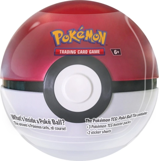 Pokémon TCG Poké Ball Tin 2024 cu 3 boostere - 1 bucată