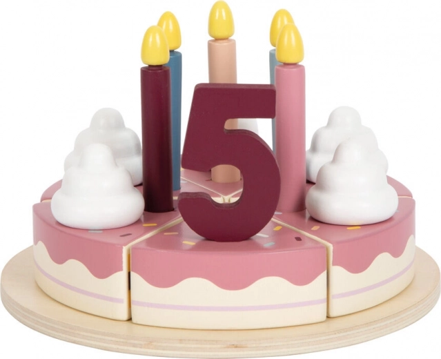 tort aniversar din lemn pentru tăiat small foot Tasty