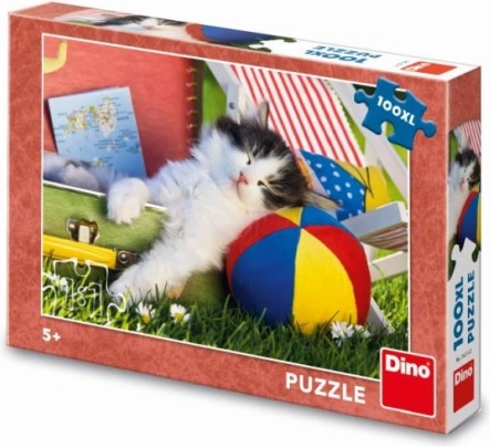 Puzzle Pisicuță se odihnește 100 de piese XL