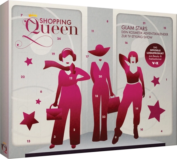 Calendar advent cosmetic Glam Stars Shopping Queen