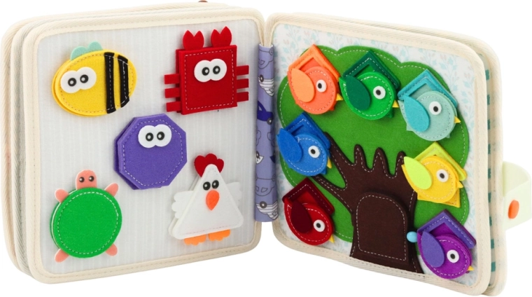 Învățare prin joc cu forme și animăluțe detașabile