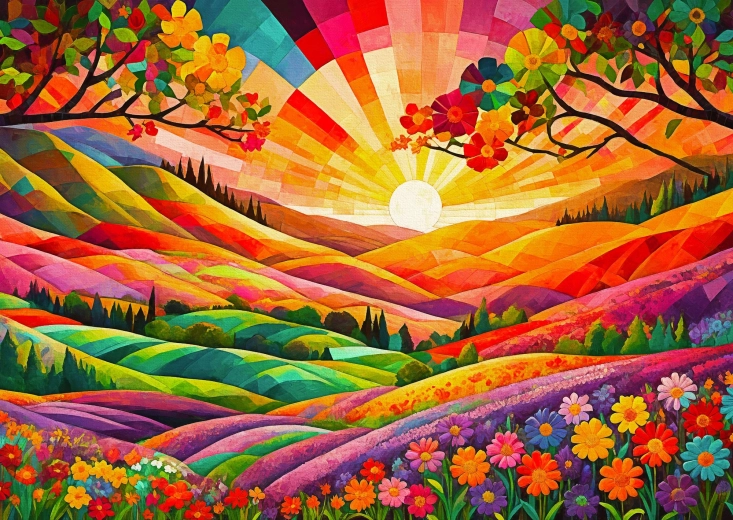 Puzzle Enjoy Zori în Utopia 1000 de piese