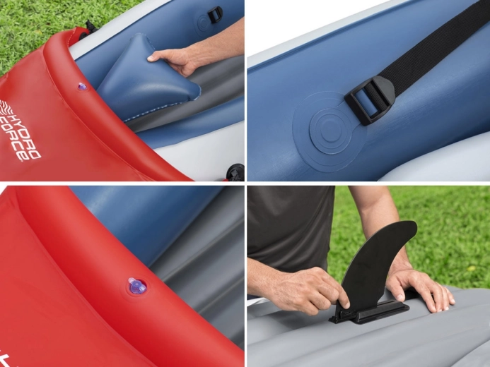 Stabilitate la deplasare datorită podelei I‑beam și aripioarei