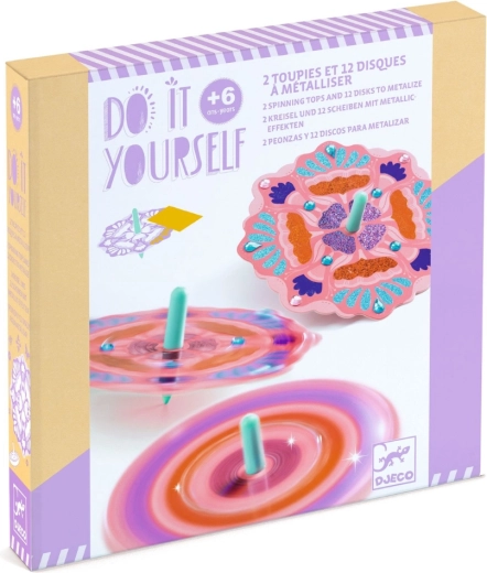 Djeco set creativ – titirezi s sclipici