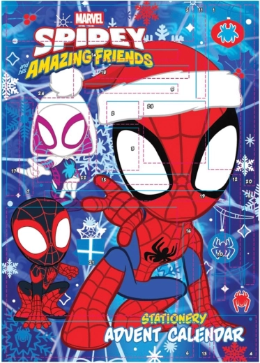 Calendar advent cu articole de papetărie Spidey și prietenii săi uimitori
