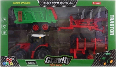 Tractor cu 3 remorci interschimbabile