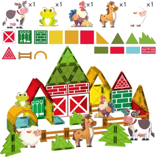 50 de piese pentru construcții creative