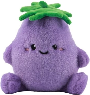 Jucărie de pluș vânătă Ellie Eggplant - 1 bucată