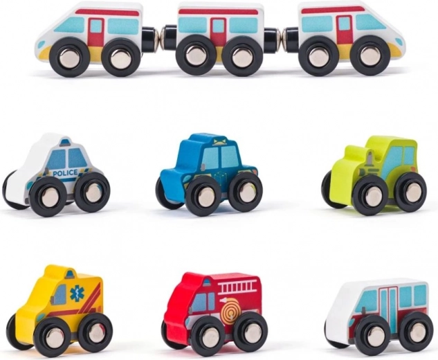 Vehicule pe roți și trenuleț magnetic