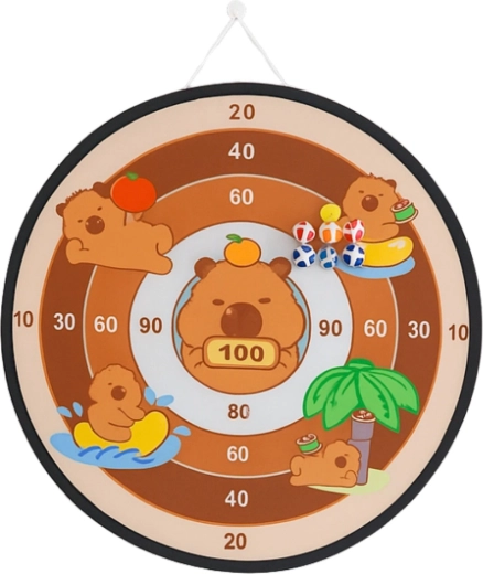 Țintă mare de 73,5 cm cu capibare adorabile