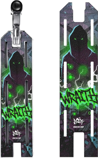 Grip tape pentru trotinetă freestyle Soke Wraith 52 × 13 cm