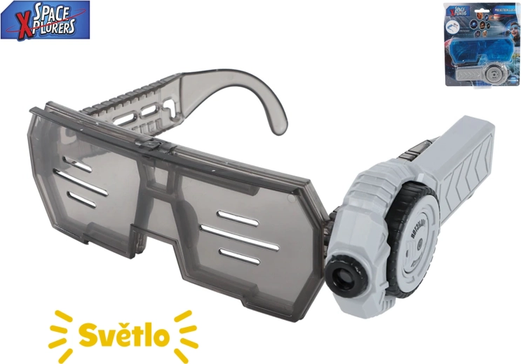 Ochelari spațiali pentru copii cu lanternă-proiector Space Explorers