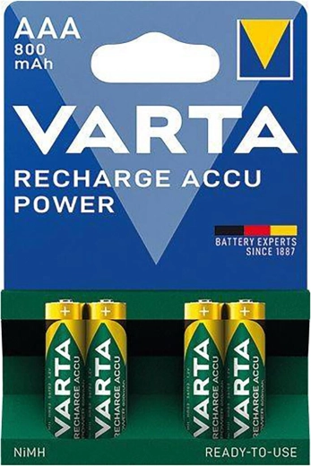 Baterii reîncărcabile AAA 800 mAh Varta (4 buc)