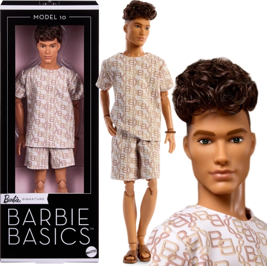 Păpușă de colecție Mattel Barbie Signature Basics Ken Model 10