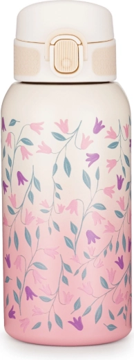 Petite&Mars sticlă termo din inox cu pai 500 ml Delicate flowers
