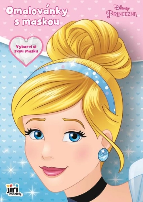 Jiri Models carte de colorat cu mască de colorat Disney Prințese