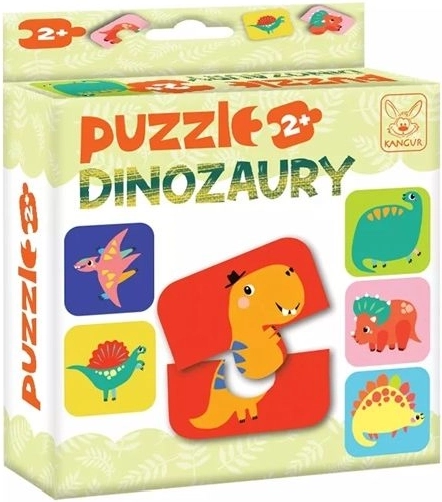 Puzzle dinozauri 2+