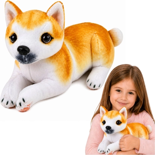 Cățeluș de pluș Shiba Inu 25 cm